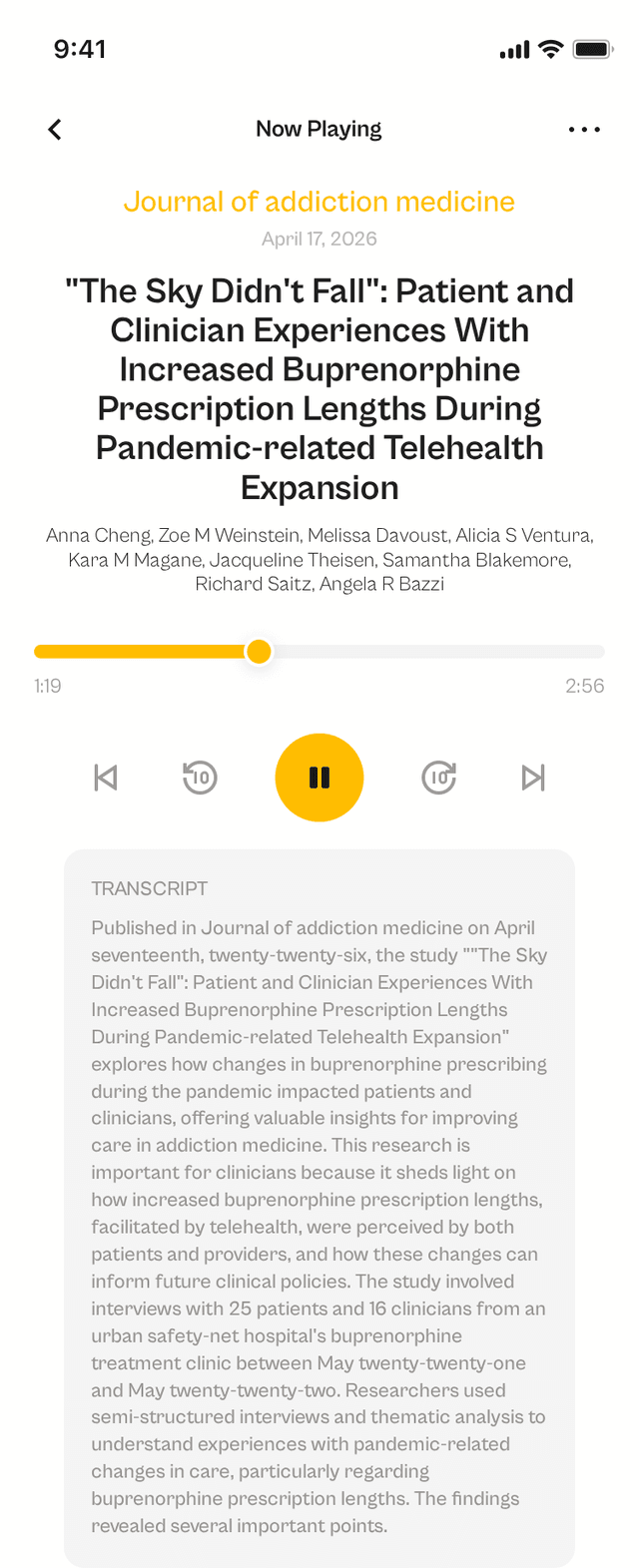 oslr App Interface