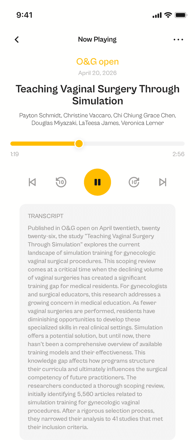 oslr App Interface