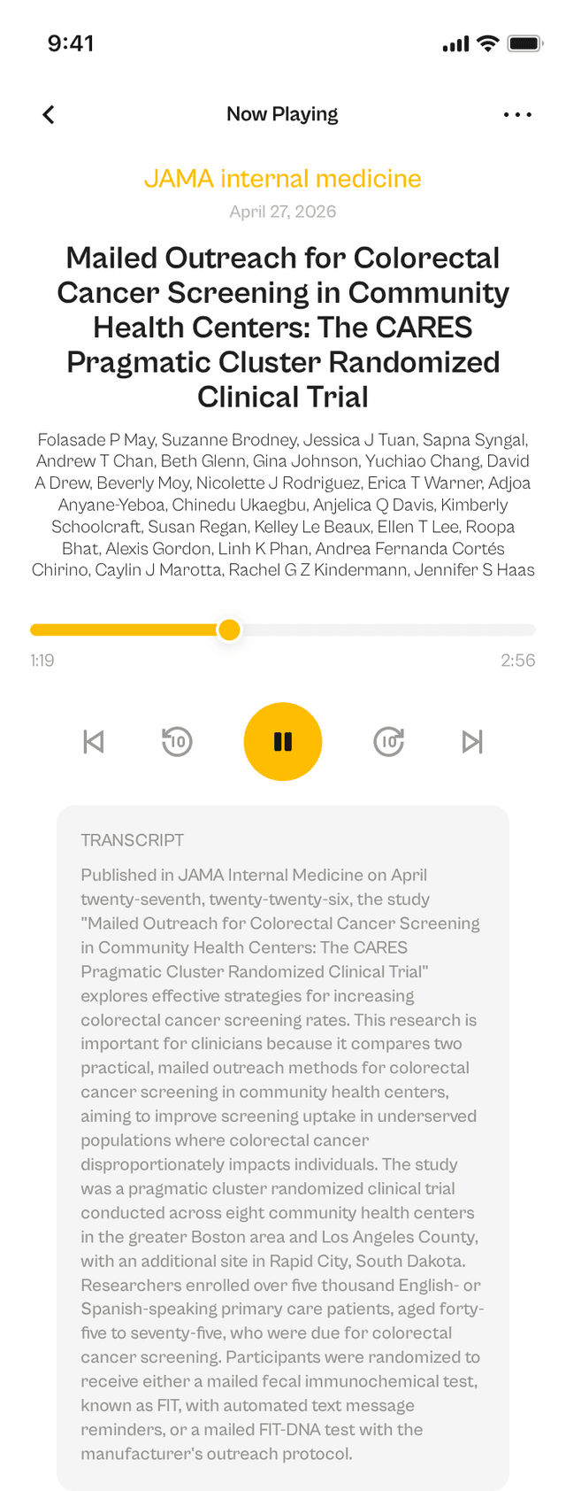oslr App Interface