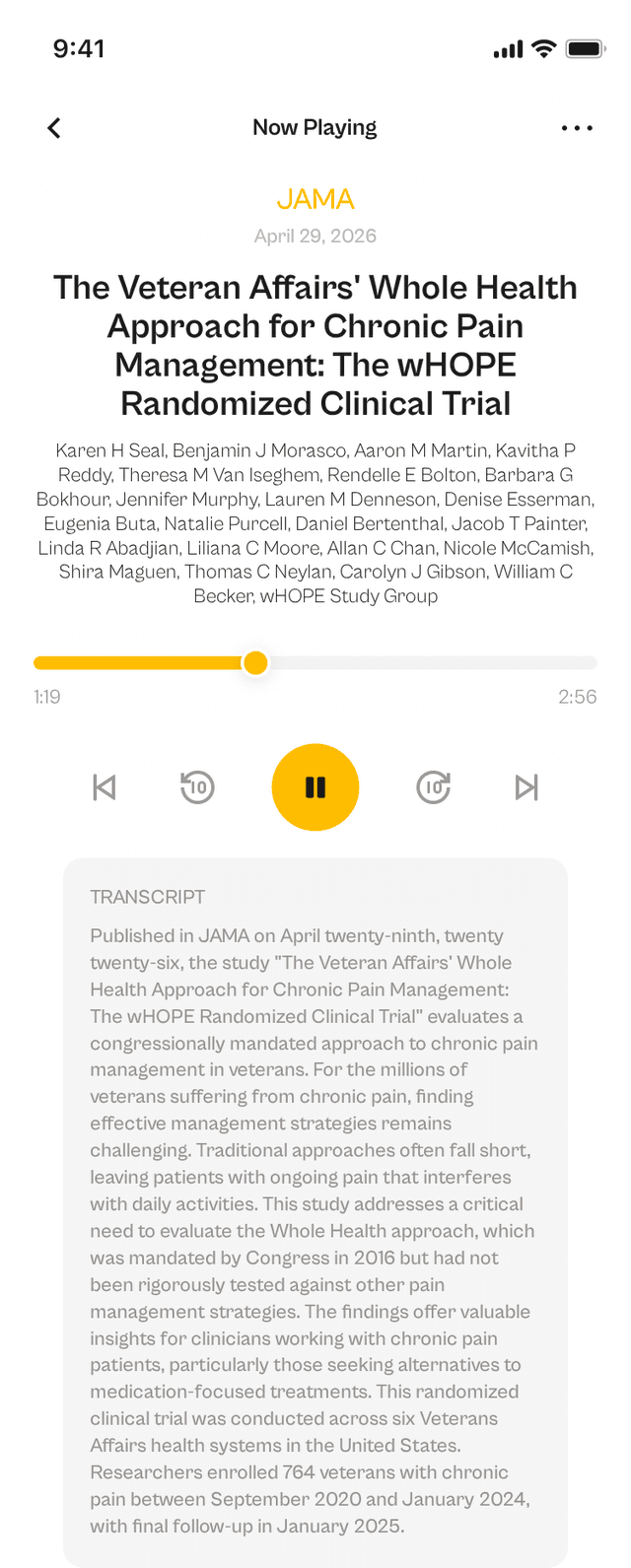 oslr App Interface