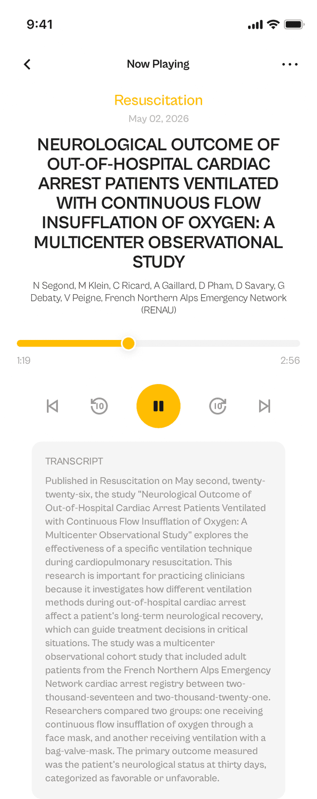 oslr App Interface