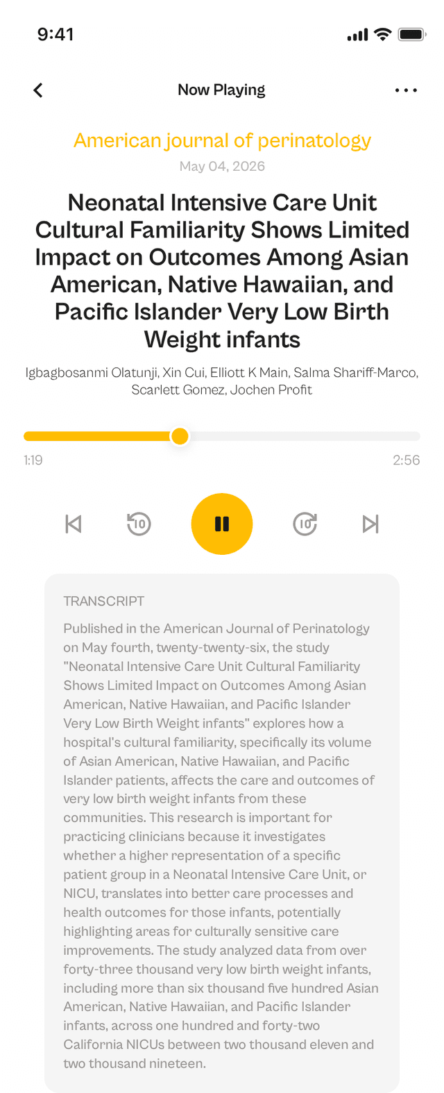 oslr App Interface
