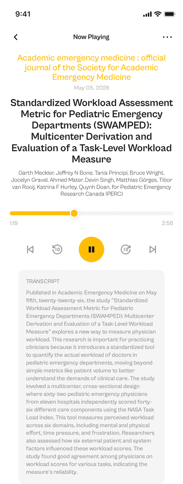 oslr App Interface