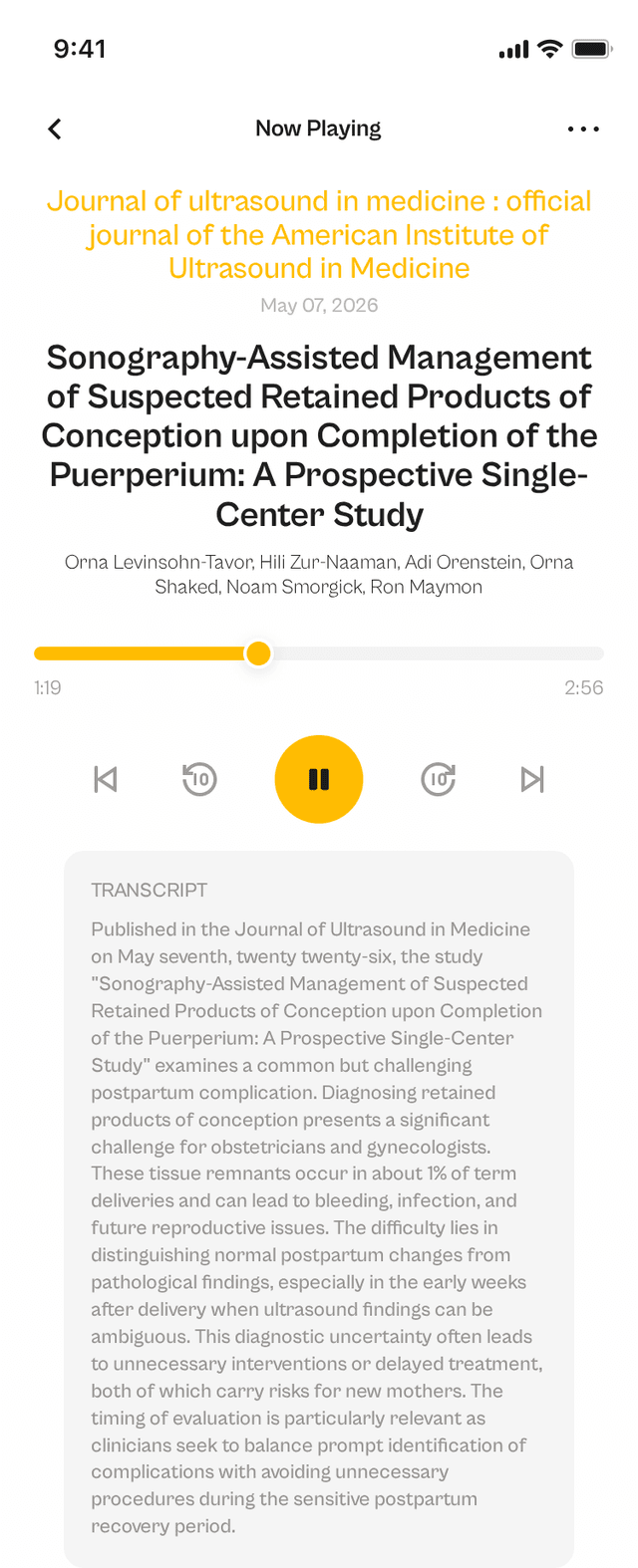 oslr App Interface