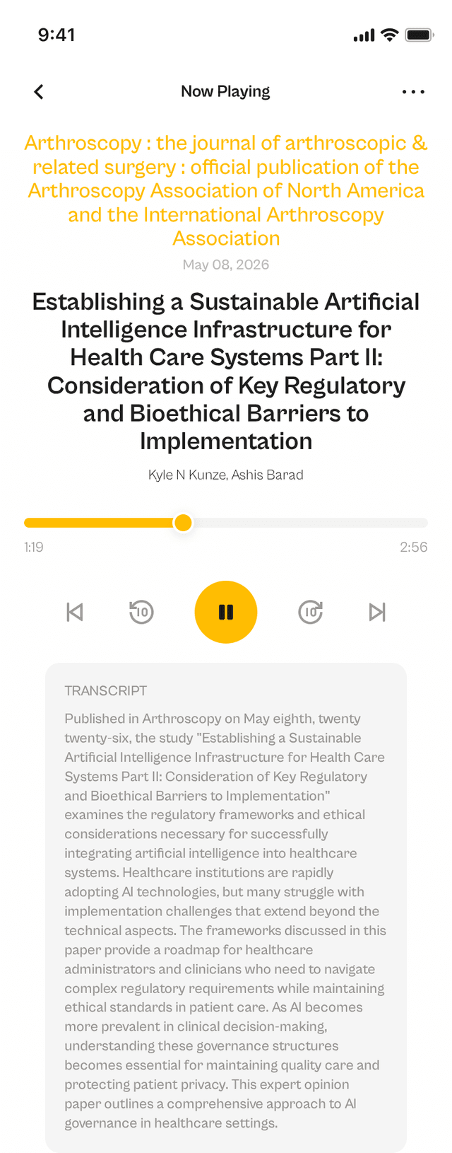 oslr App Interface