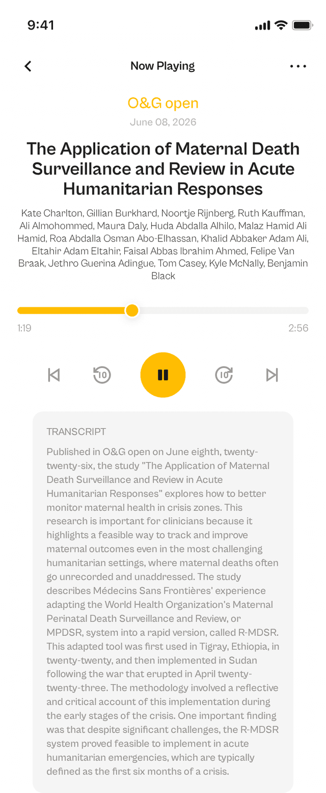 oslr App Interface
