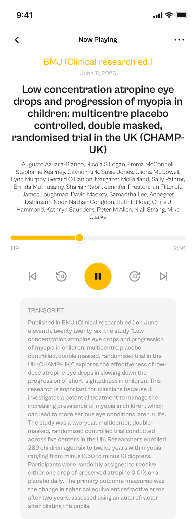 oslr App Interface