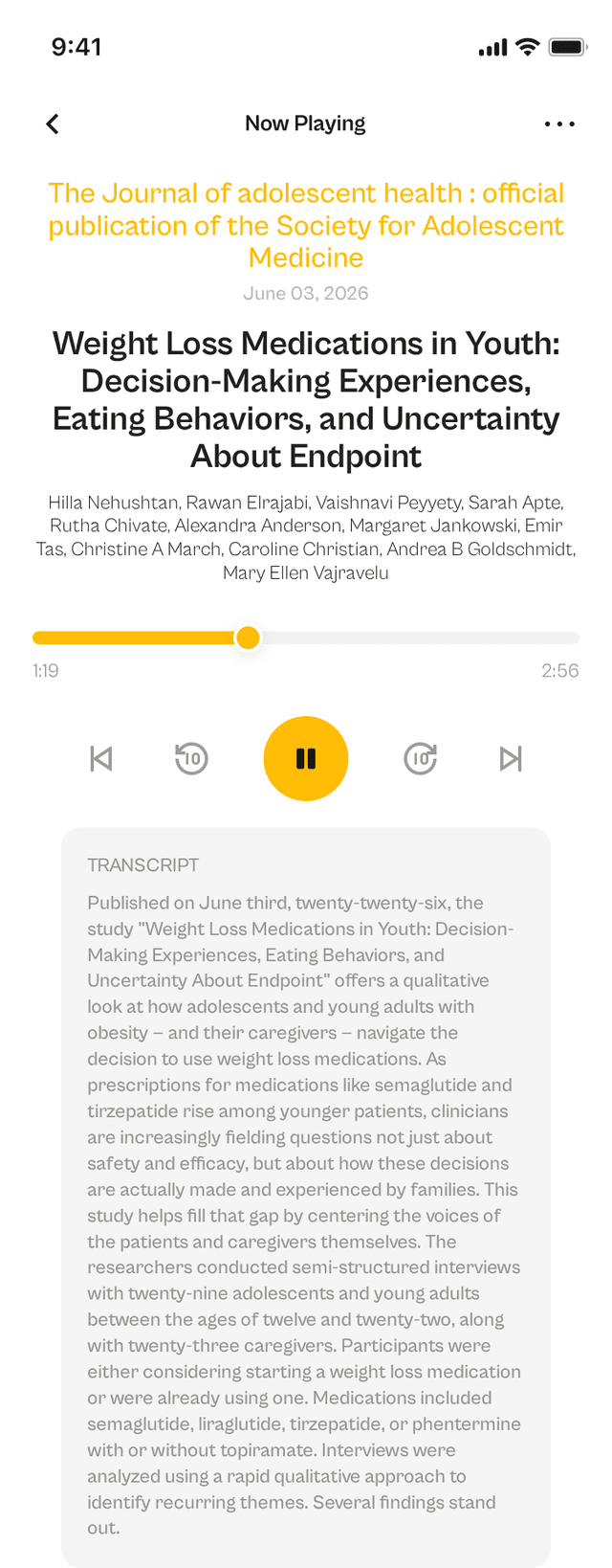oslr App Interface