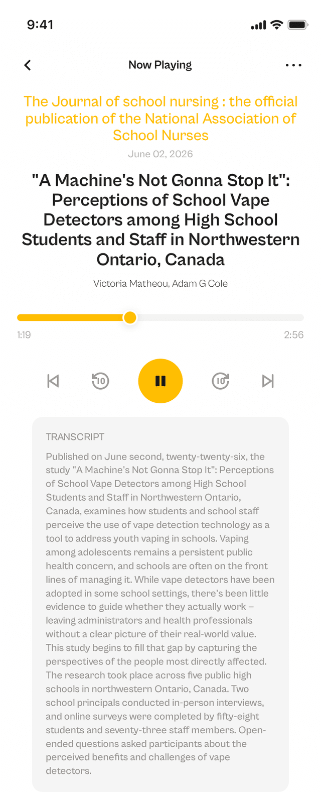 oslr App Interface