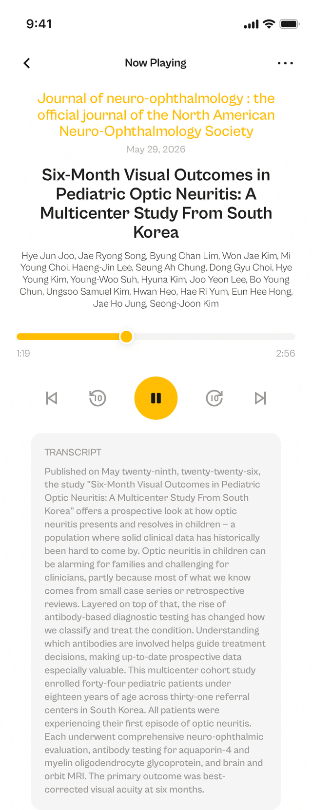 oslr App Interface