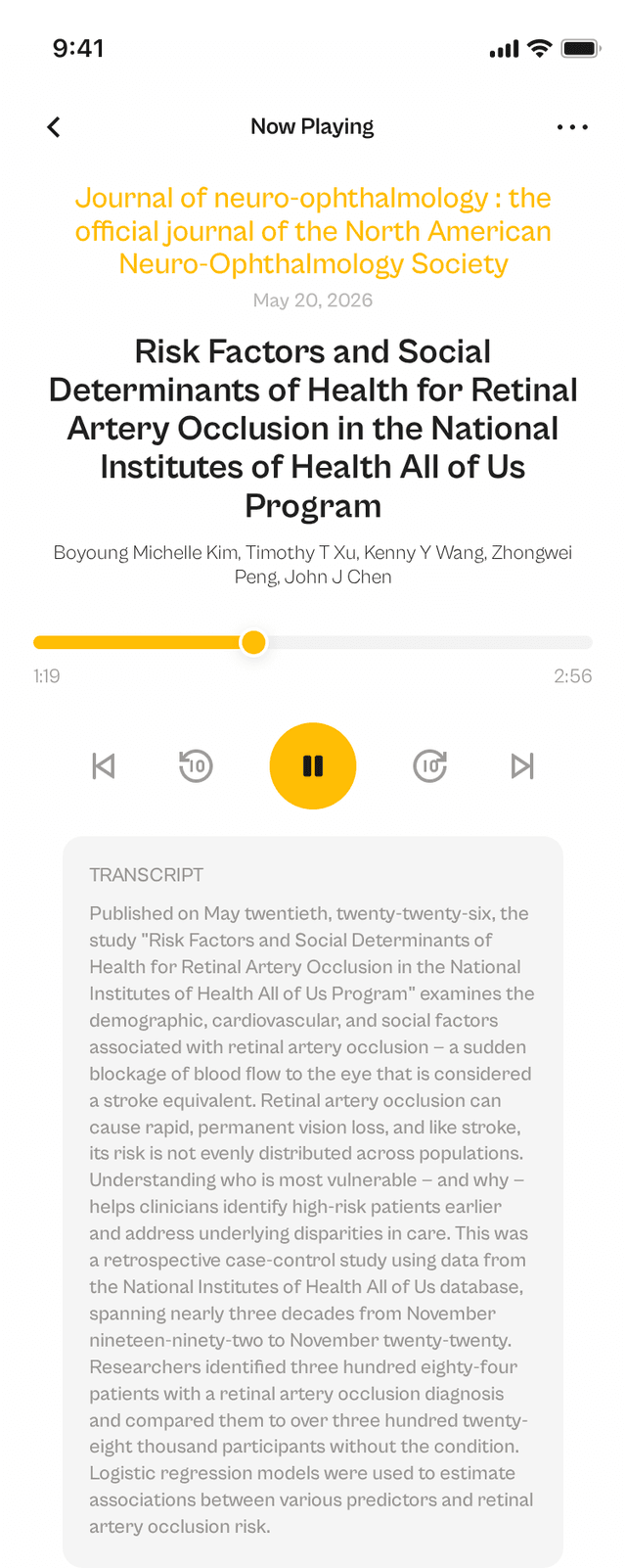 oslr App Interface