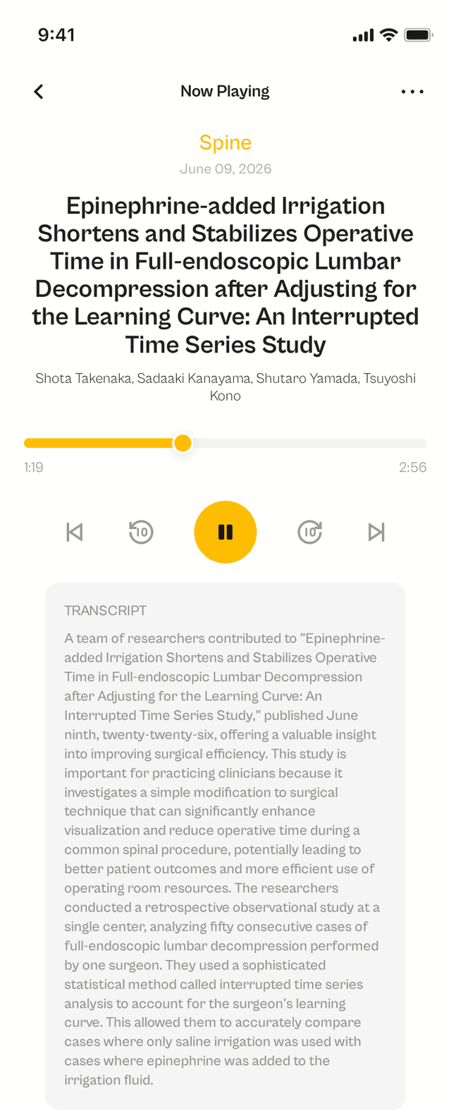 oslr App Interface