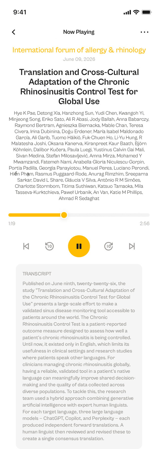 oslr App Interface