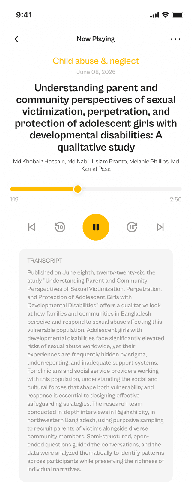 oslr App Interface