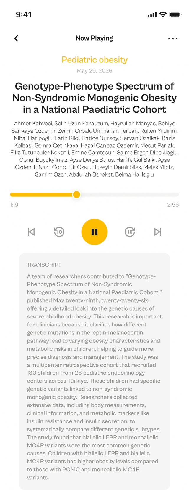 oslr App Interface