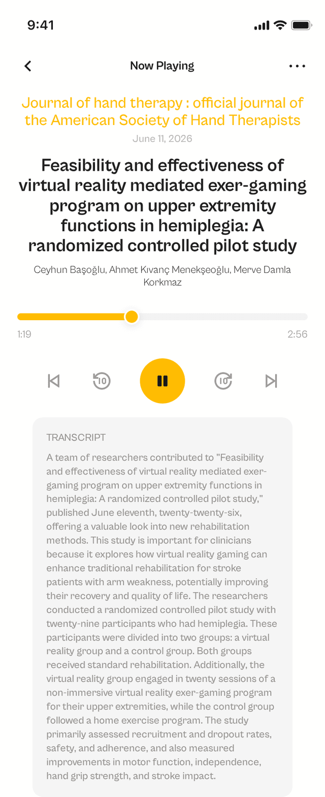 oslr App Interface