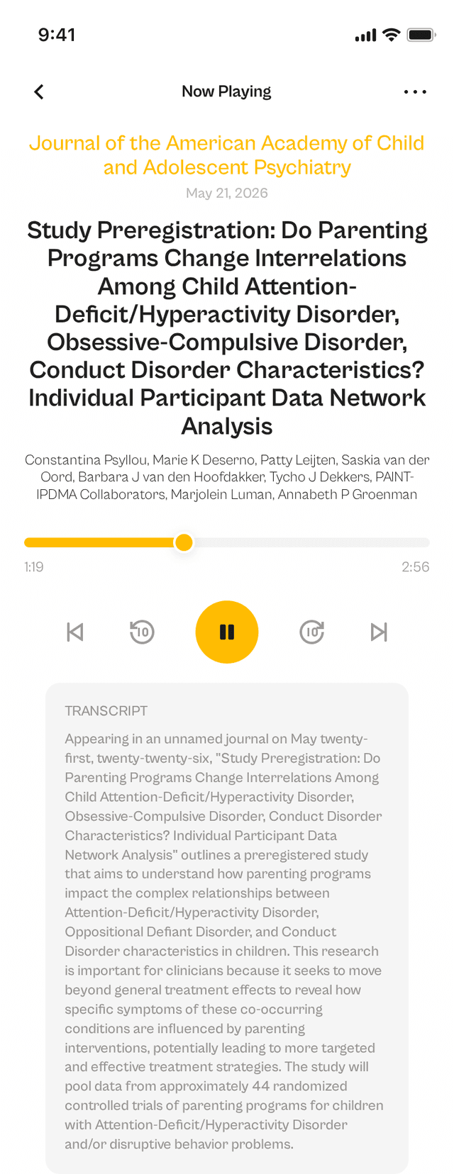 oslr App Interface