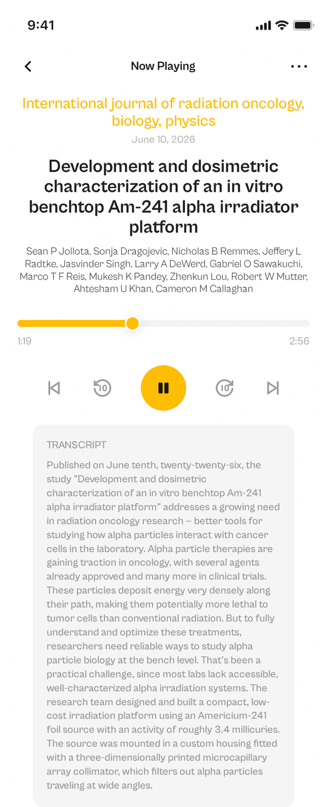 oslr App Interface