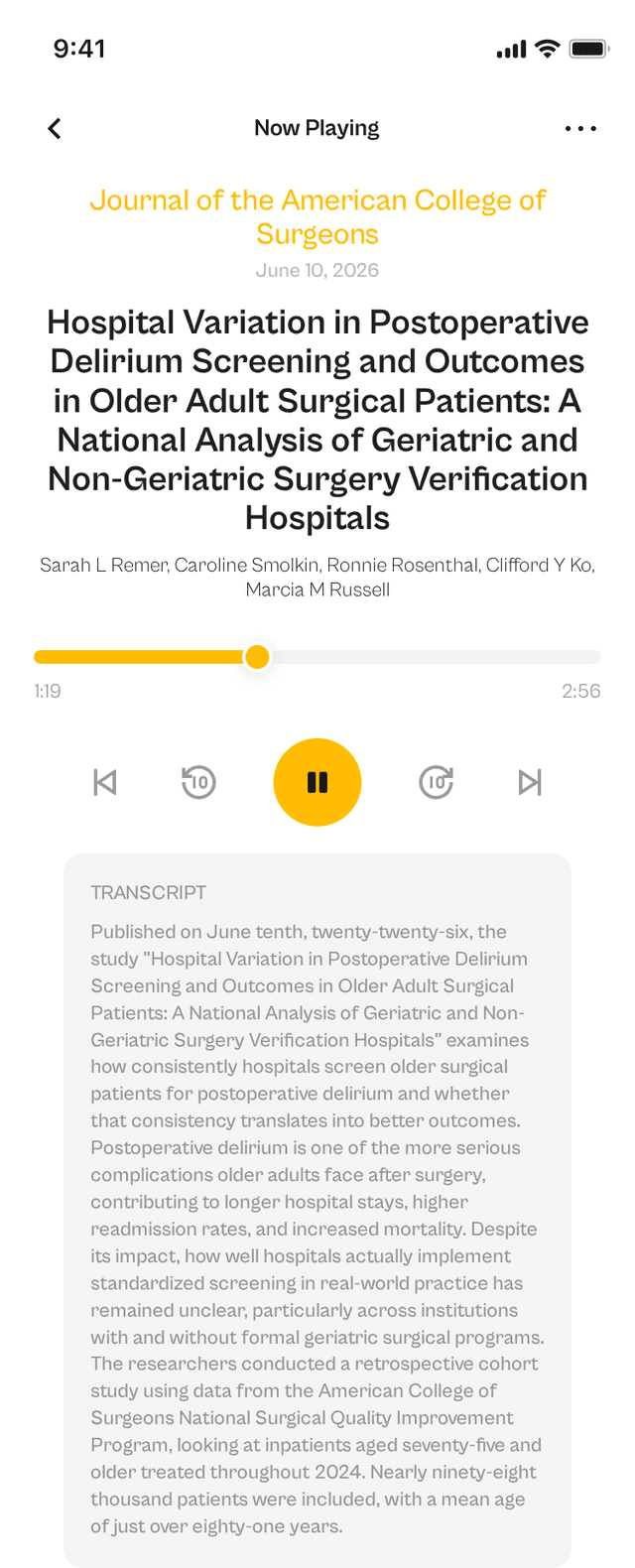 oslr App Interface
