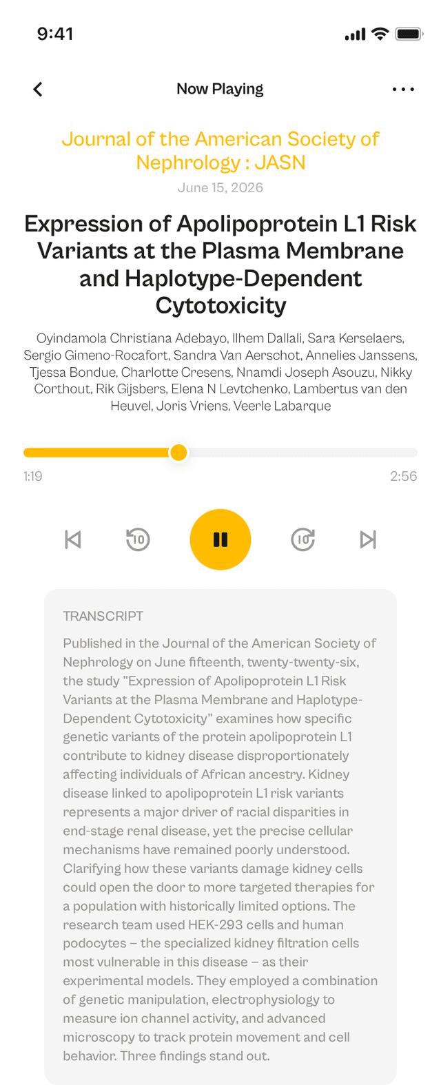oslr App Interface