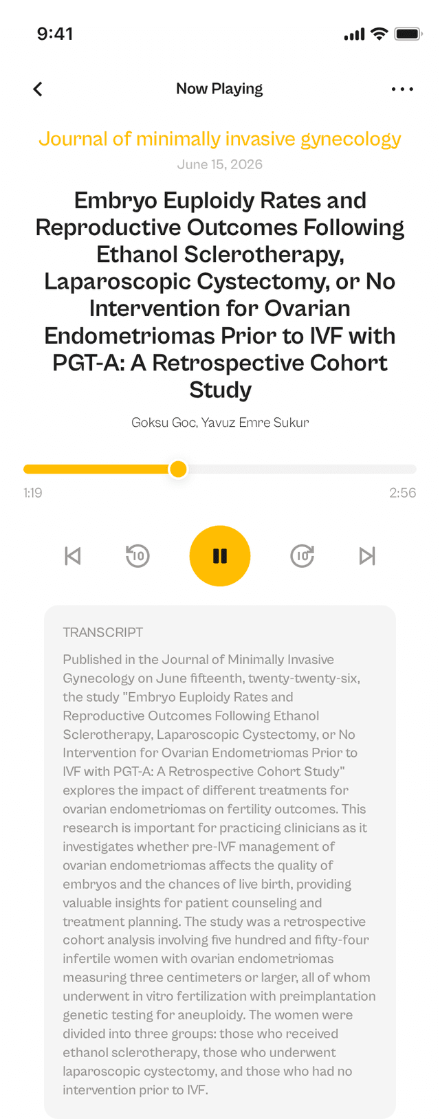 oslr App Interface