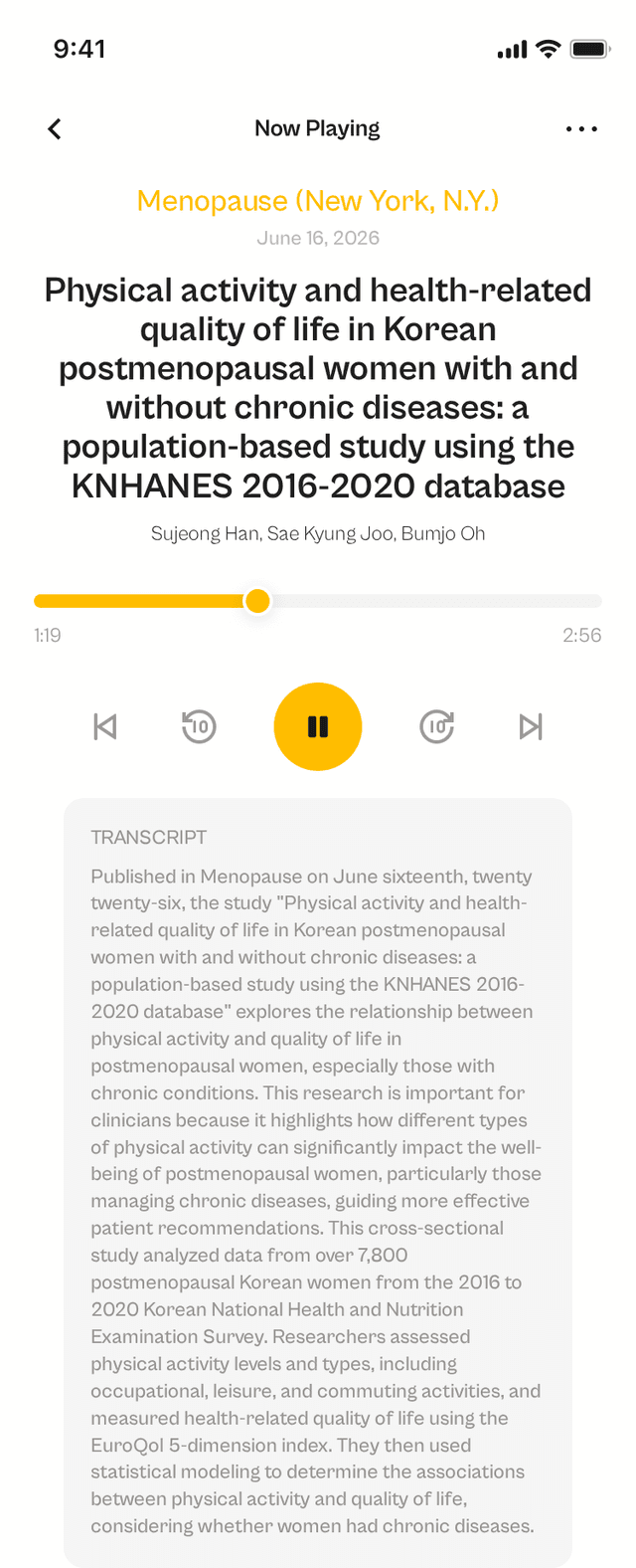 oslr App Interface
