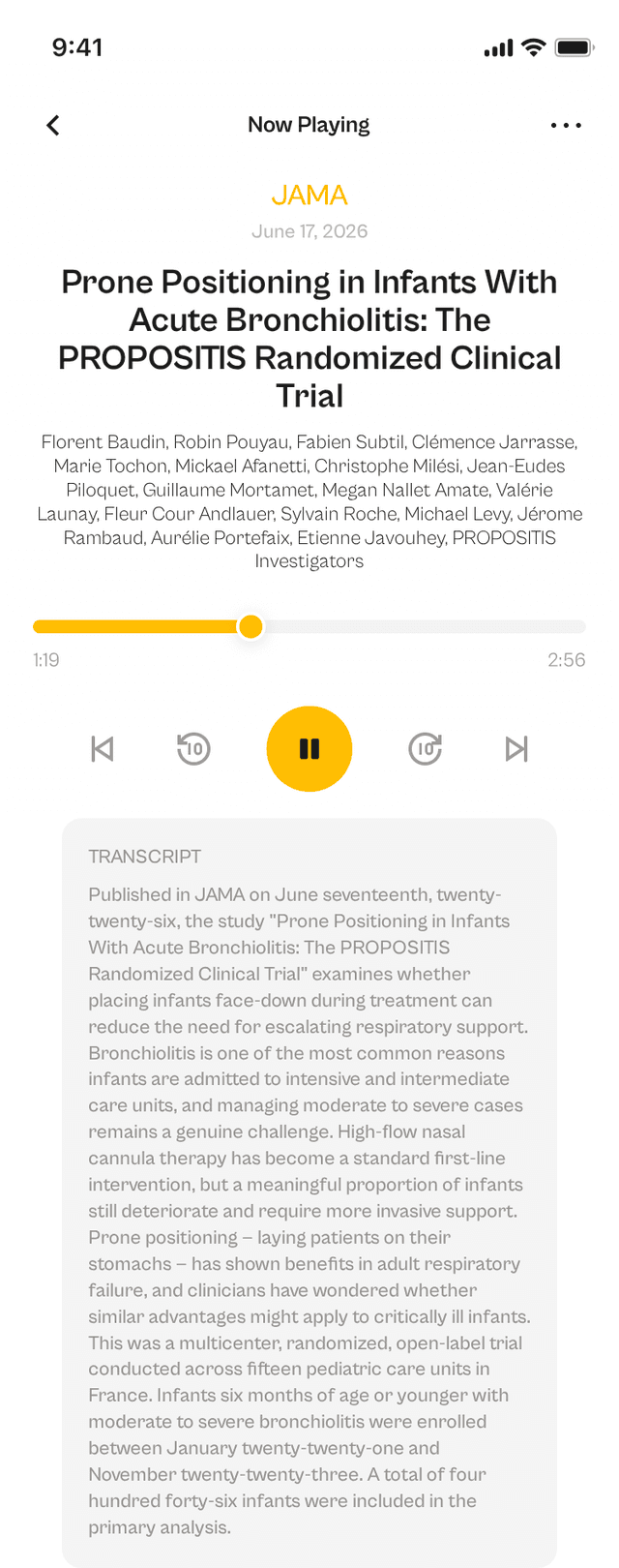 oslr App Interface