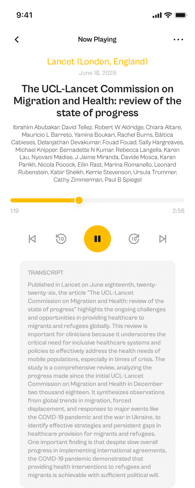 oslr App Interface