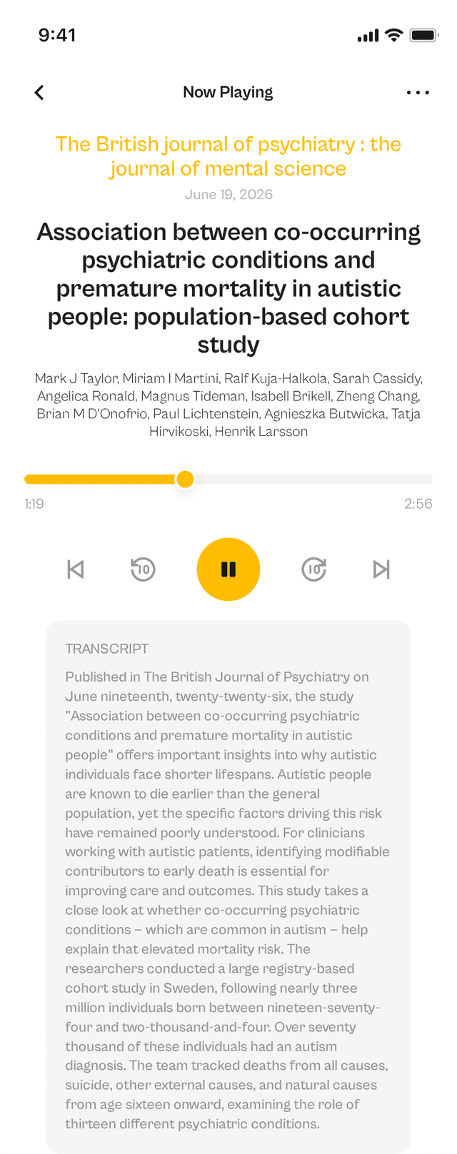 oslr App Interface