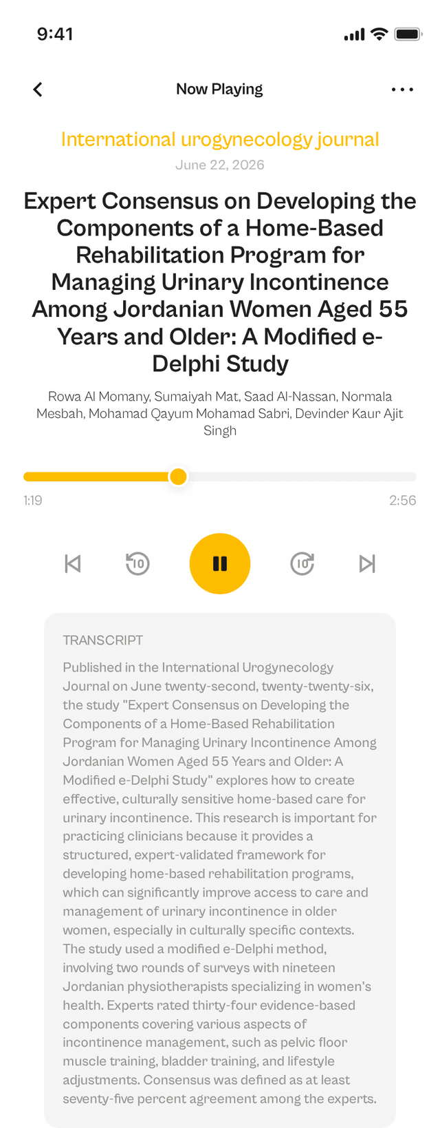 oslr App Interface
