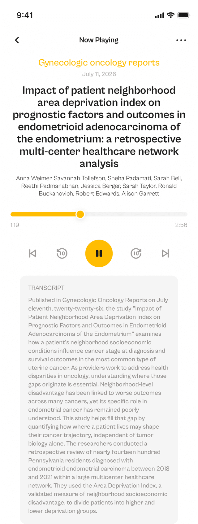 oslr App Interface