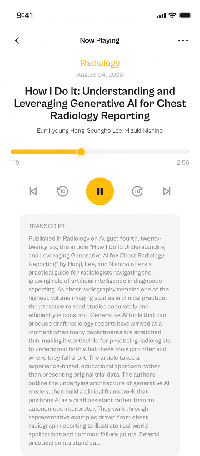 oslr App Interface