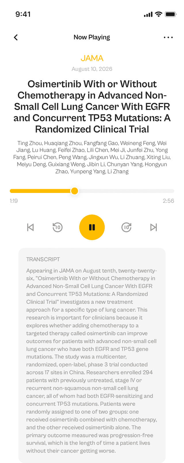 oslr App Interface