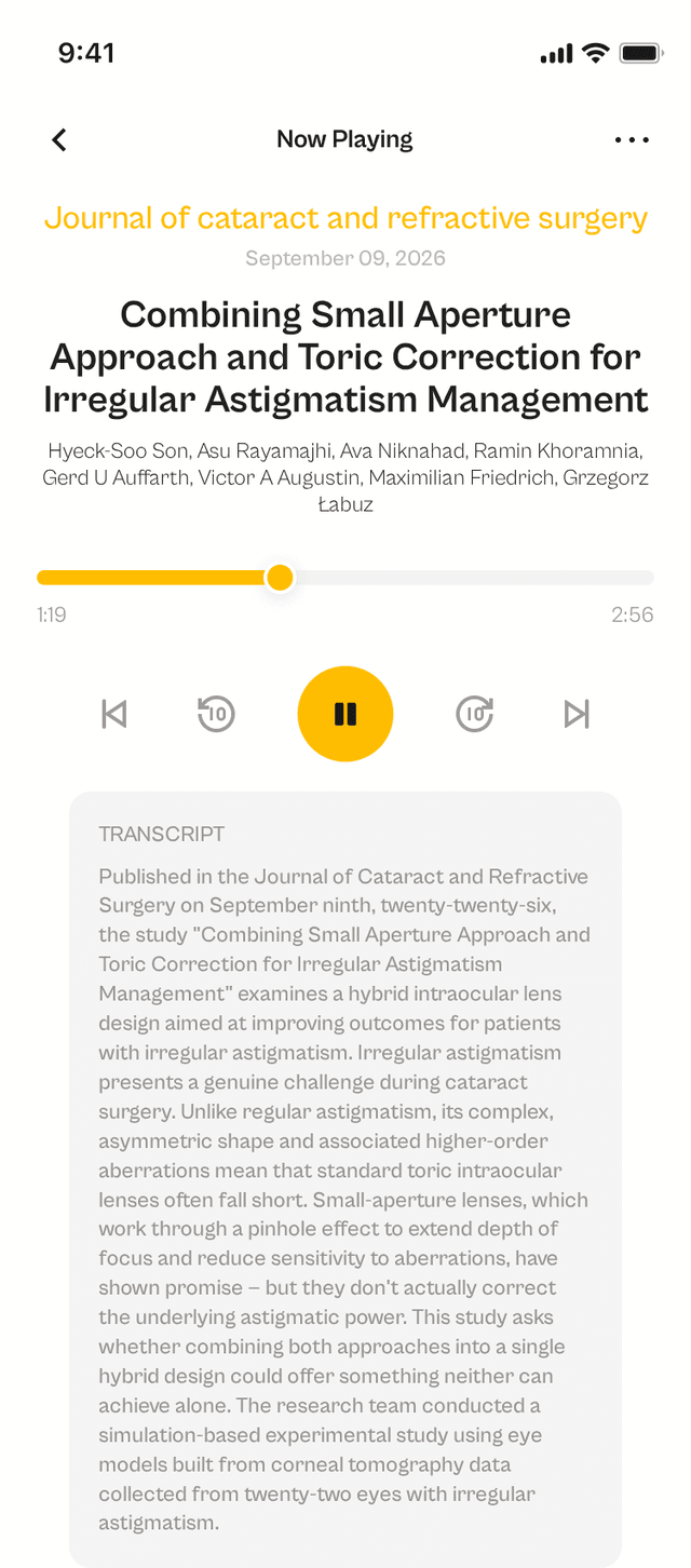 oslr App Interface