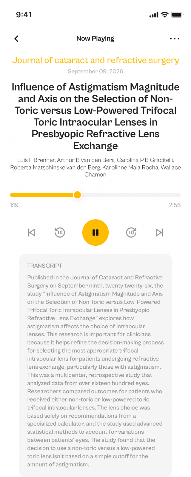 oslr App Interface