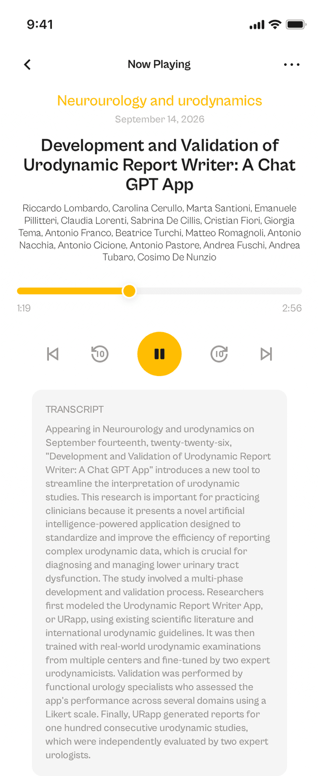 oslr App Interface