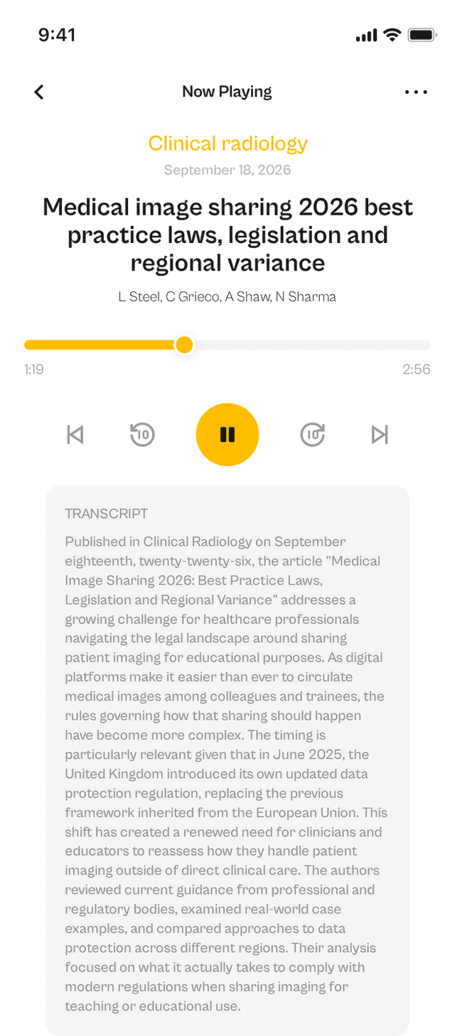 oslr App Interface
