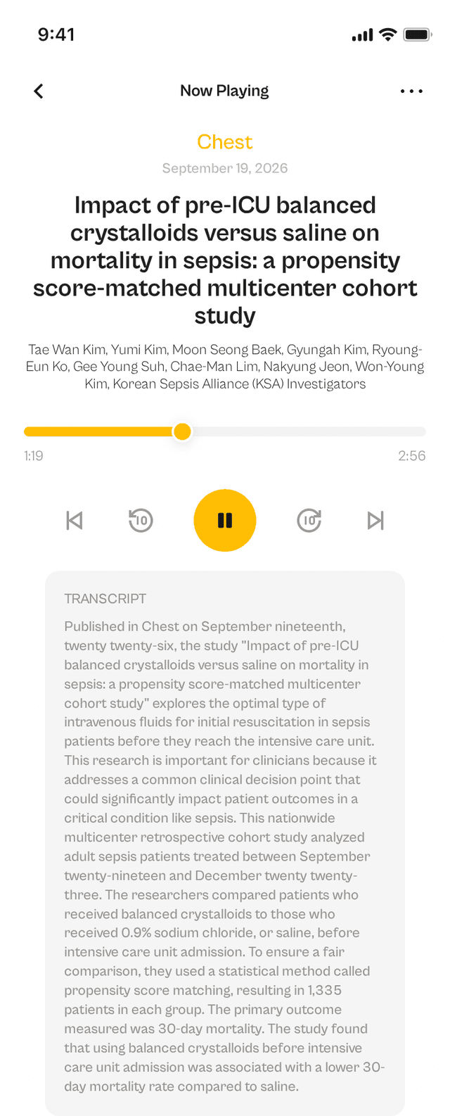 oslr App Interface