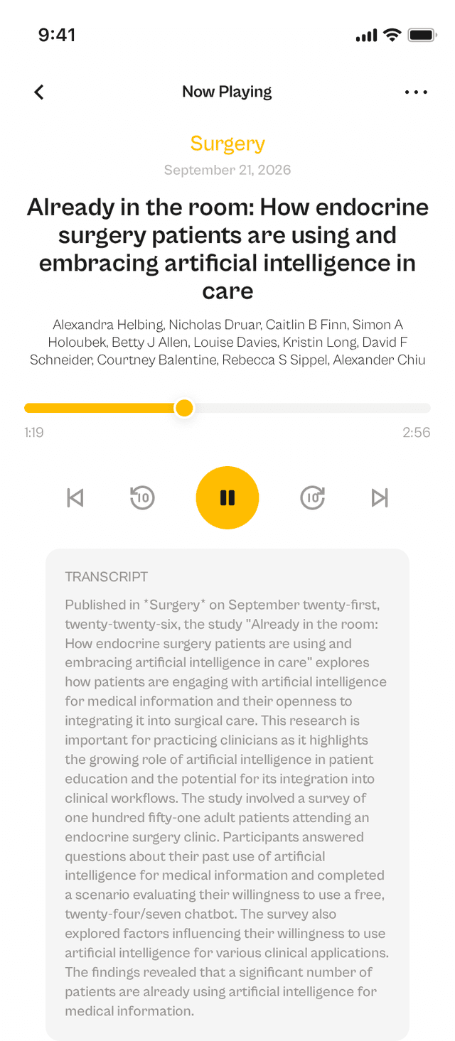 oslr App Interface
