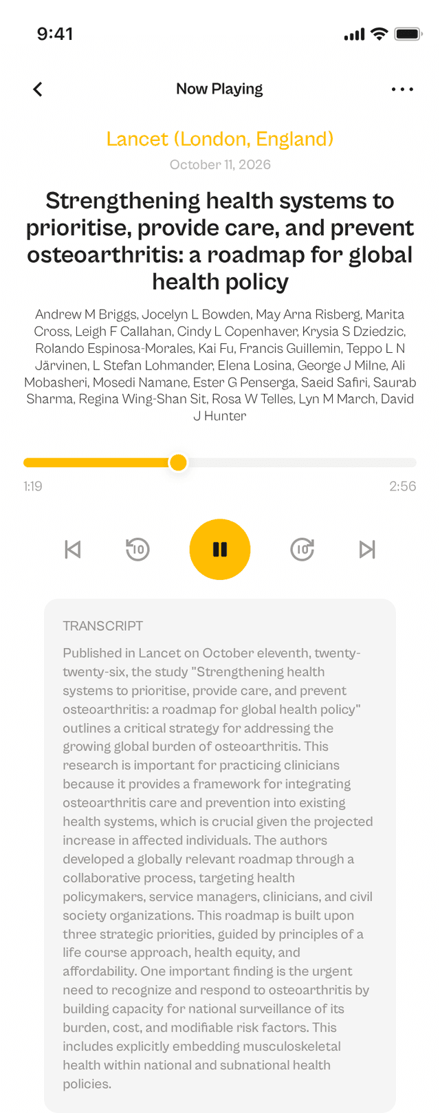 oslr App Interface