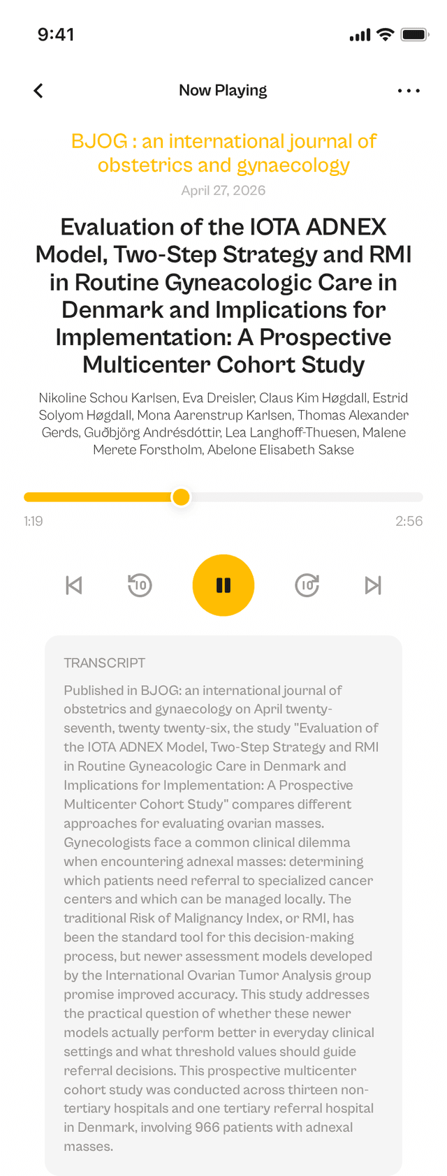 oslr App Interface