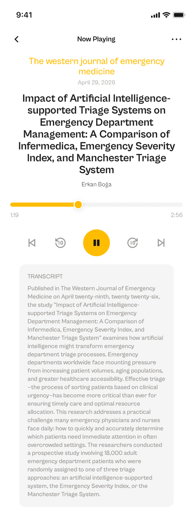 oslr App Interface