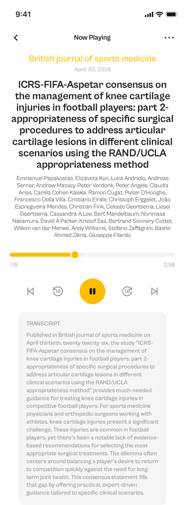 oslr App Interface