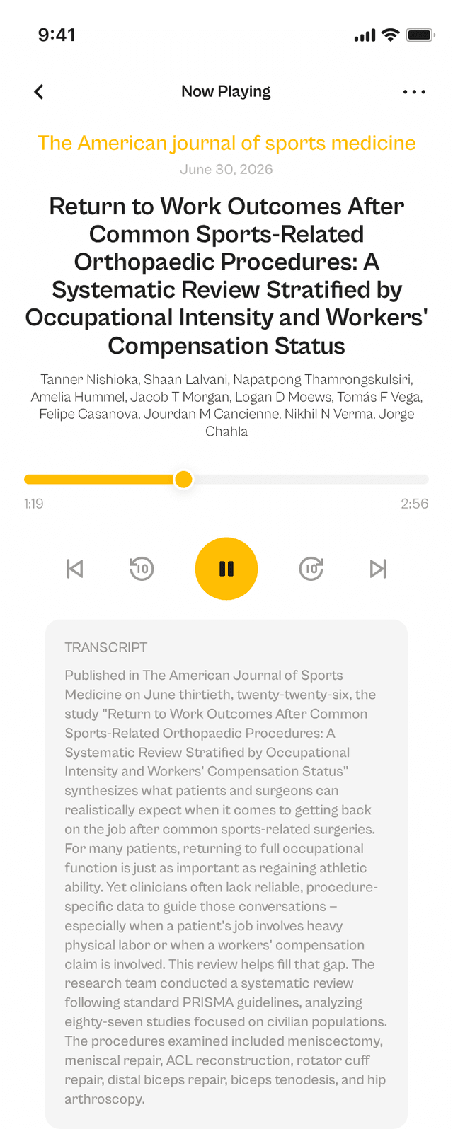 oslr App Interface