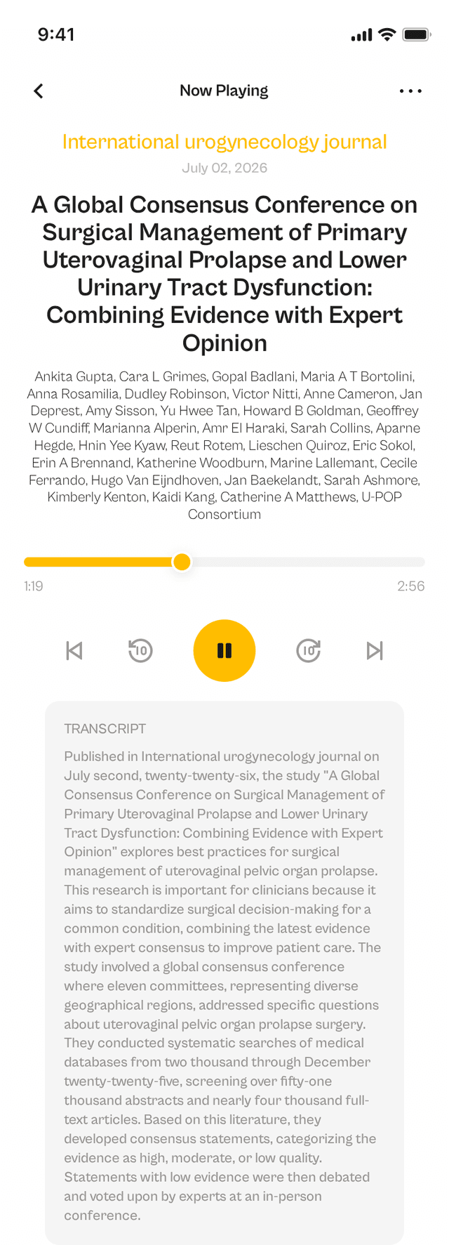 oslr App Interface
