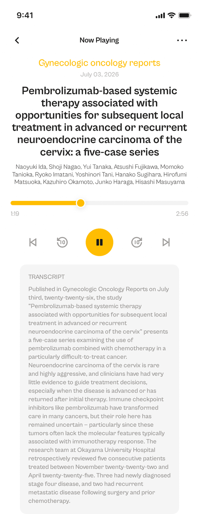 oslr App Interface