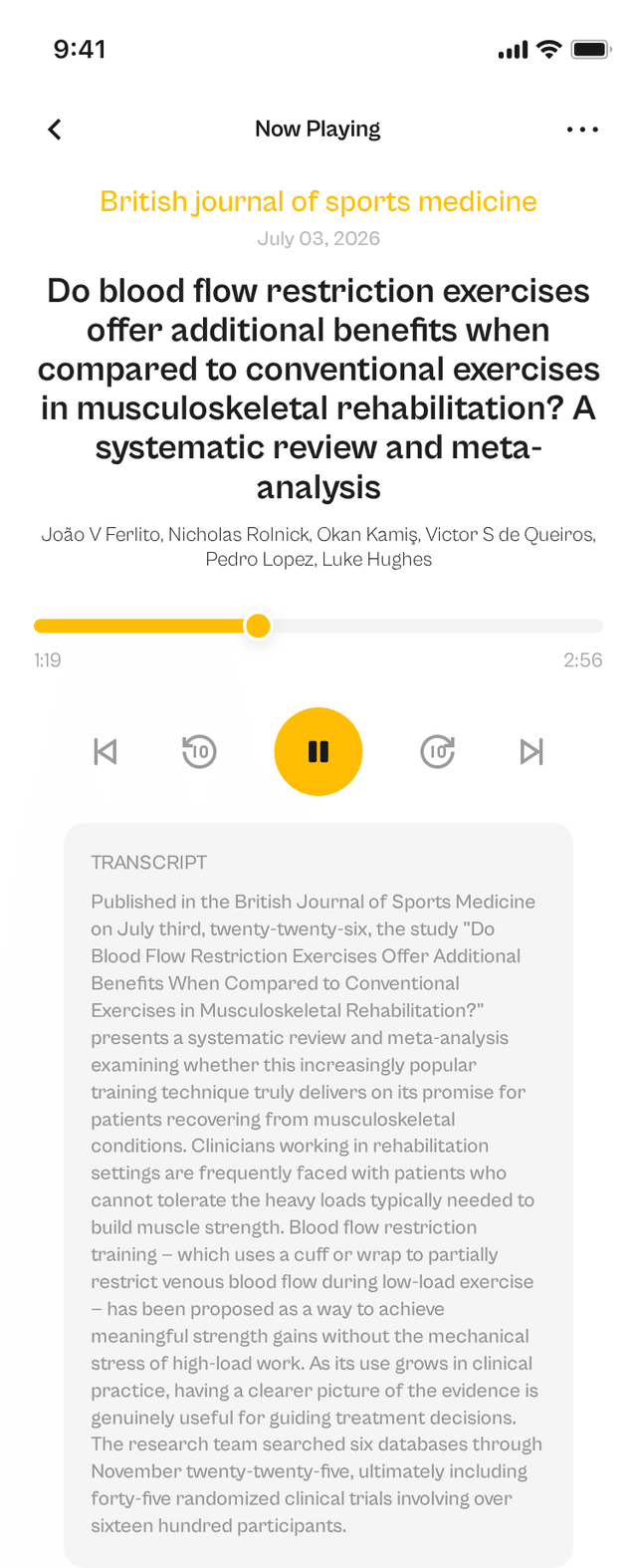 oslr App Interface