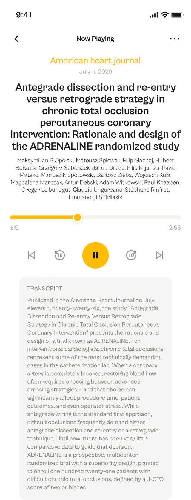 oslr App Interface