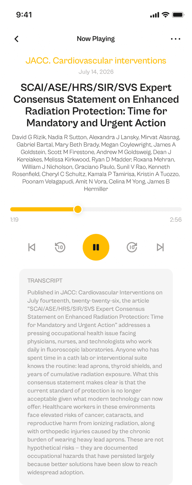 oslr App Interface
