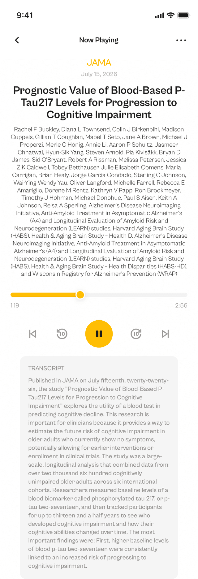 oslr App Interface